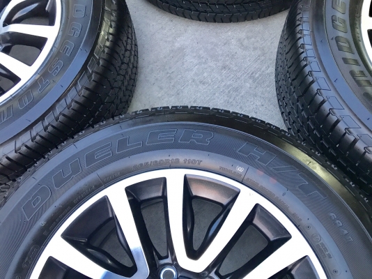 แม็กป้ายแดง Chevrolet ขอบ18 6รู139 พร้อมยางป้ายแดง 265-60-18 ปี17