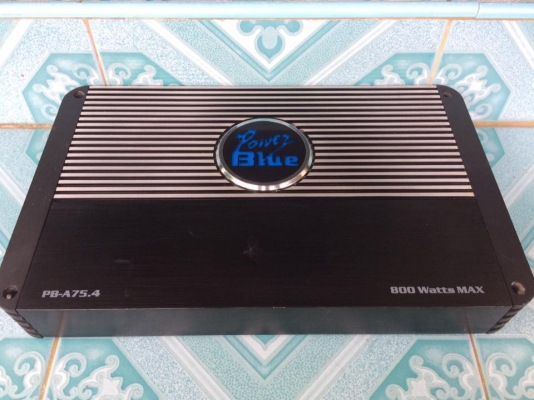 แอมป์คลาสเอบี4ch Power Blue มือสองสภาพสวยเดิมๆไม่เคยซ่อม ใช้งานปกติ เสียงดีมาก ขับกลางแหลม4-6ดอกได้ ขาย 1750 บาท สนใจ0892425454 อยู่สระบุรี