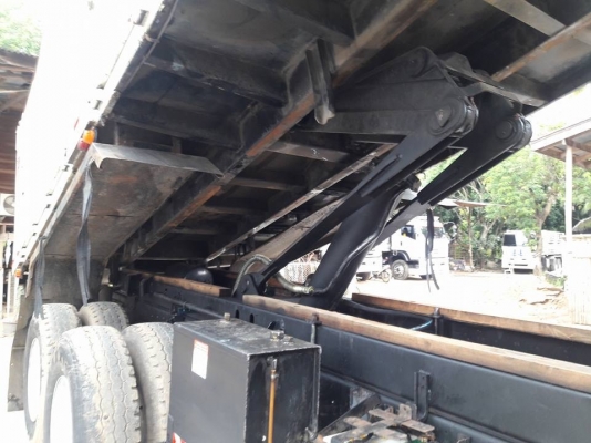 Hino 320 แรง ปี 49 กระบะดัมพ์สามมิตร มีระบบลากพ่วง พร้อมใช้งาน