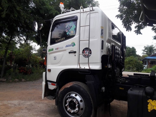 Hino 320 แรง ปี 49 กระบะดัมพ์สามมิตร มีระบบลากพ่วง พร้อมใช้งาน