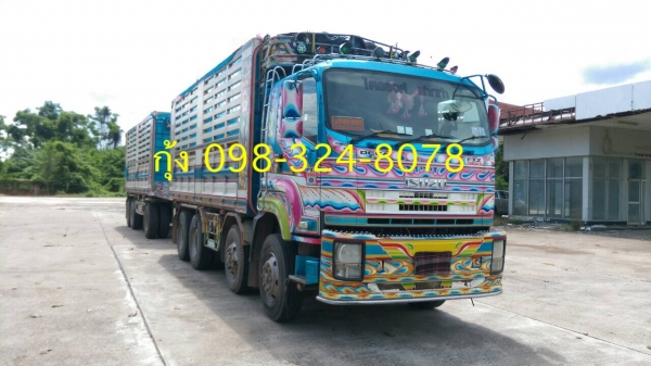 Isuzu 360 แรง ปลายปี 53 กระบะดัมพ์อู่ซีทีทรัค แม่ 12 ล้อ ลูก 3 เพลาแท้ยาว 6.80 เมตร รถป้ายแดงมือเดียว ยางดี พร้อมใช้งาน