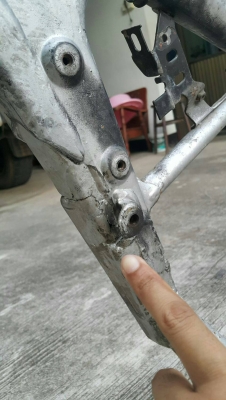 โครง แคร้ง ทบ. ชุดหน้าหลังแต่ง Mtx125