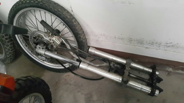 โครง แคร้ง ทบ. ชุดหน้าหลังแต่ง Mtx125