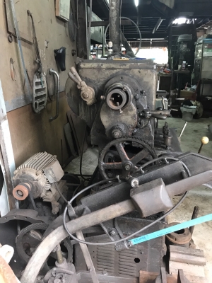 ขายเครื่องกลึง 12ฟุต 6ฟุต แท่นอัด100ตัน