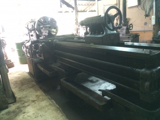 ขายเครื่องกลึง 12ฟุต 6ฟุต แท่นอัด100ตัน