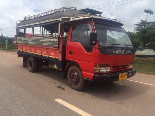 Isuzu NPR66LX 120แรงฝาขาว ห้างแท้ปี41 พร้อมหลังคาโดยสาร กะบะยาว4.30ม เล่มพร้อมโอน