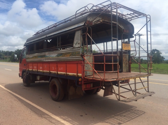 Isuzu NPR66LX 120แรงฝาขาว ห้างแท้ปี41 พร้อมหลังคาโดยสาร กะบะยาว4.30ม เล่มพร้อมโอน