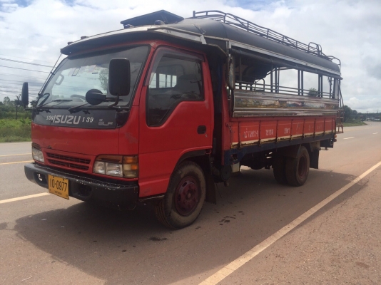 Isuzu NPR66LX 120แรงฝาขาว ห้างแท้ปี41 พร้อมหลังคาโดยสาร กะบะยาว4.30ม เล่มพร้อมโอน