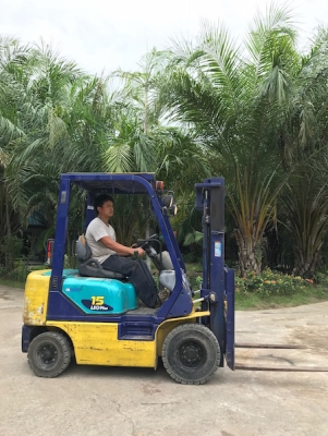 ขายFORKLIFT KOMATSU FG15-17(1.5ตัน) สวยเดิมจากญี่ปุ่น ยังไม่เคยใช้ในไทย 135,000เท่านั้น!!