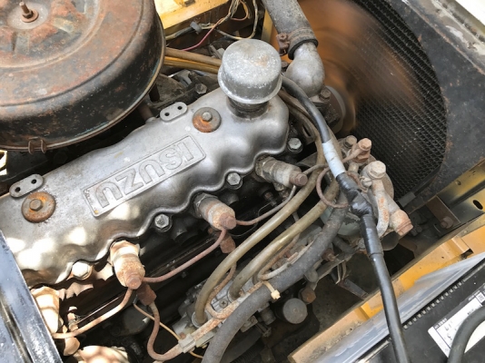 ขายFORKLIFT KOMATSU FD15(ดีเซล)(1.5ตัน) สวยเดิมจากญี่ปุ่น ยังไม่เคยใช้ในไทย 125,000เท่านั้น!!