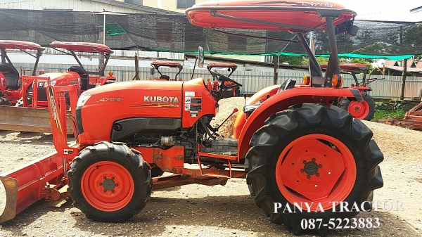 สินค้าเข้าใหม่.ขายรถไถมือสอง คูโบต้าL4708 สภาพสวย พร้อมลุยงาน พร้อมอุปกรณ์ใบมีดคานล่างและโรตาลี่RX182จัดส่ง อ.บางมูลนาค จ.พิจิตร
