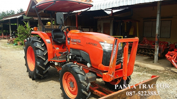 สินค้าเข้าใหม่.ขายรถไถมือสอง คูโบต้าL4708 สภาพสวย พร้อมลุยงาน พร้อมอุปกรณ์ใบมีดคานล่างและโรตาลี่RX182จัดส่ง อ.บางมูลนาค จ.พิจิตร