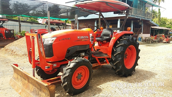 สินค้าเข้าใหม่.ขายรถไถมือสอง คูโบต้าL4708 สภาพสวย พร้อมลุยงาน พร้อมอุปกรณ์ใบมีดคานล่างและโรตาลี่RX182จัดส่ง อ.บางมูลนาค จ.พิจิตร