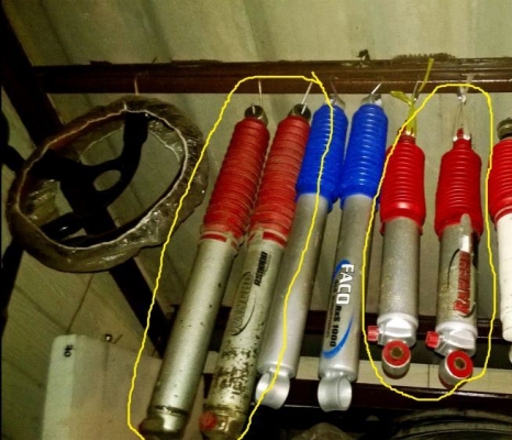 โช้ค4ต้น แก็ส+น้ำมัน rancho9000XL ปรับ9ระดับ