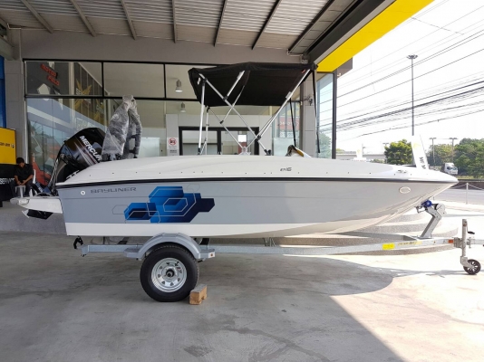 เรือใหม่ พร้อมประกัน 2016 Bayliner 16 ฟุต เครื่อง 60 แรง 4 จังหวะ