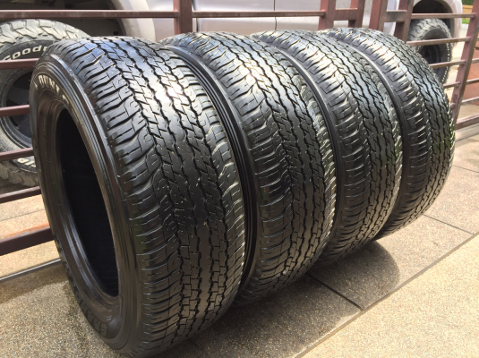 ยาง Dunlop 265 60 18 ปลายปี15 ดอกเต็ม ใช้ยาว ราคไม่แพง