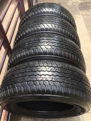 ยาง Dunlop 265 60 18 ปลายปี15 ดอกเต็ม ใช้ยาว ราคไม่แพง