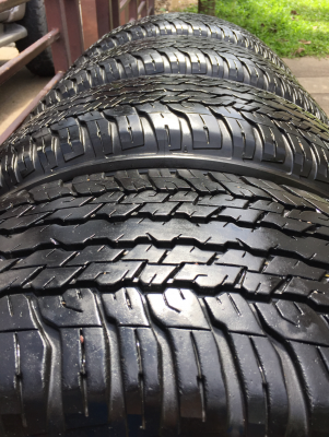 ยาง Dunlop 265 60 18 ปลายปี15 ดอกเต็ม ใช้ยาว ราคไม่แพง