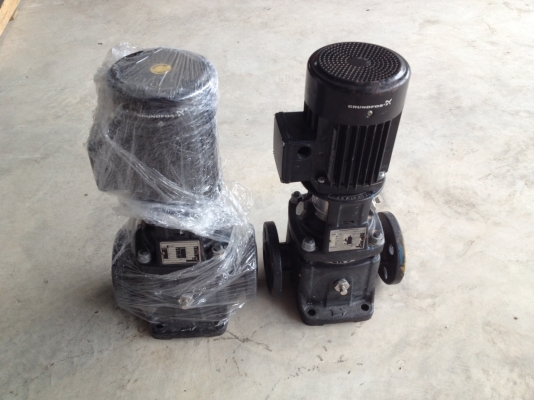 ปั้มน้ำหน้าแปลน มอเตอร์ 0.5 HP GRUNDFOS'X ขายคู่ราคารวม 9,000 บาท
