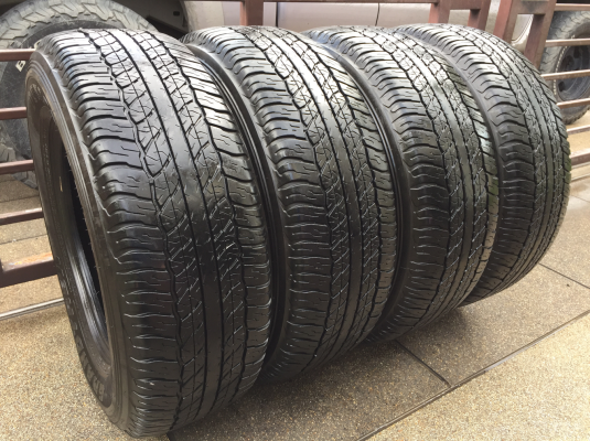 ยาง Dunlop 265 65 17 ปี16 ดอกเต็ม ใช้ยาว ราคาไม่แพง