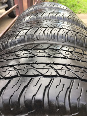 ยาง Dunlop 265 65 17 ปี16 ดอกเต็ม ใช้ยาว ราคาไม่แพง