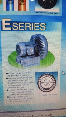 ขายริงโบลเวอร์ ดูดเป่า ฮิตาชิ VB-080-E   5.3KW มี 4 ตัวๆละ 20,000 บาทหนัก109กิโล/ตัว