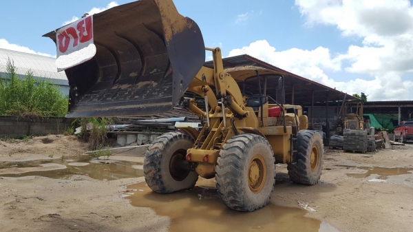 รถตักล้อยาง CAT950 สภาพรถท่าทราย ตามประวัติเดิม รถตักล้อยาง CAT950 สภาพรถท่าทราย ตามประวัติเดิม