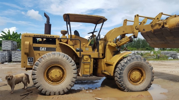 รถตักล้อยาง CAT950 สภาพรถท่าทราย ตามประวัติเดิม