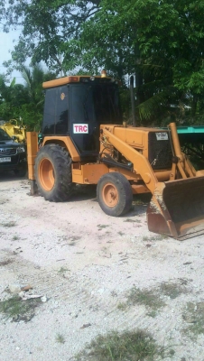 ขายรถหน้าตักหลังขุด สภาพพร้อมใช้ รถ จอนเดีย เพลาเดียว