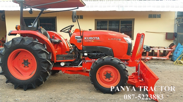 รถเข้าใหม่#ปัญญาแทรคเตอร์..จัดมาให้ครับ ด่วน 395,000 บาท.คูโบต้าL4708 ใบมีดคานล่างFD185พร้อม โรตาลี่RX182 สภาพพร้อมใช้ ขัดส่ง อ.หล่มสัก จ.เพชรบูรณ์