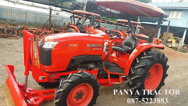 รถเข้าใหม่#ปัญญาแทรคเตอร์..จัดมาให้ครับ ด่วน 395,000 บาท.คูโบต้าL4708 ใบมีดคานล่างFD185พร้อม โรตาลี่RX182 สภาพพร้อมใช้ ขัดส่ง อ.หล่มสัก จ.เพชรบูรณ์