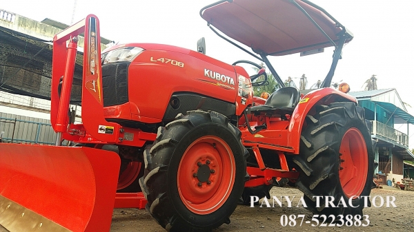 รถเข้าใหม่#ปัญญาแทรคเตอร์..จัดมาให้ครับ ด่วน 395,000 บาท.คูโบต้าL4708 ใบมีดคานล่างFD185พร้อม โรตาลี่RX182 สภาพพร้อมใช้ ขัดส่ง อ.หล่มสัก จ.เพชรบูรณ์