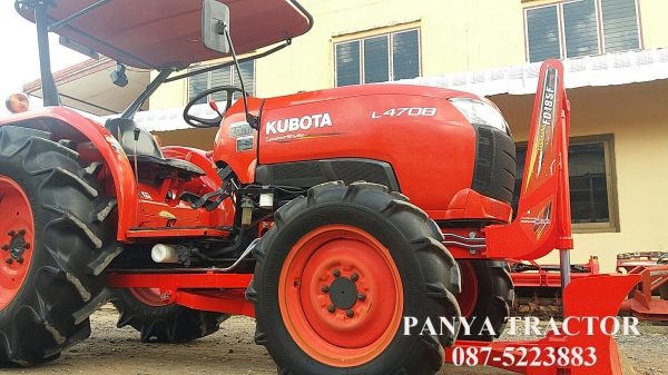 รถเข้าใหม่#ปัญญาแทรคเตอร์..จัดมาให้ครับ ด่วน 395,000 บาท.คูโบต้าL4708 ใบมีดคานล่างFD185พร้อม โรตาลี่RX182 สภาพพร้อมใช้ ขัดส่ง อ.หล่มสัก จ.เพชรบูรณ์