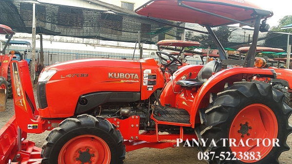 รถเข้าใหม่#ปัญญาแทรคเตอร์..จัดมาให้ครับ ด่วน 395,000 บาท.คูโบต้าL4708 ใบมีดคานล่างFD185พร้อม โรตาลี่RX182 สภาพพร้อมใช้ ขัดส่ง อ.หล่มสัก จ.เพชรบูรณ์