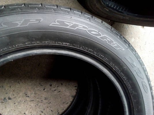 215/55R17 DUNLOP SP SPORT 270 ชุด 4 เส้น โทร.081-427-3941 215/55R17 DUNLOP SP SPORT 270 ชุด 4 เส้น โทร.081-427-3941