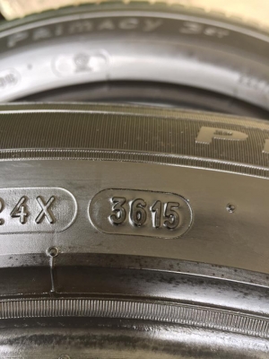 ขายยาง MICHELIN PRIMACY 3ST 225-50-17 ปลายปี15 ดอกหนาจัด สภาพสวยมาก ไม่มีปะ ไม่มีตำหนิ ชุดละ 5,900 บาท