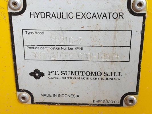 ขาย!! >>> Sumitomo Sh210 รุ่น 5 ไมล์ 4,000กว่าชั่วโมง เล่มทะเบียน <<< เบอร์ติดต่อ 098-7155789 086-4631102