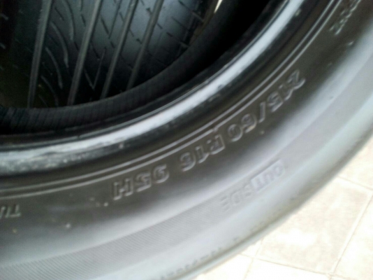 215/60R16 BRIDGESTONE TURANZA และ ECOPIA มี 3 เส้น โทร.081-427-3941