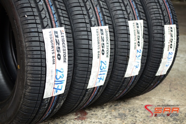 BRIDGESTONE B250 185/60R15 เส้นละ 2,750 บาทปี17 BRIDGESTONE B250 185/60R15 เส้นละ 2,750 บาทปี17