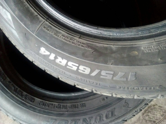 175/65R14 DUNLOP และ BRIDGESTONE ชุด 4 เส้น tel. 081-427-3941 175/65R14 DUNLOP และ BRIDGESTONE ชุด 4 เส้น tel. 081-427-3941