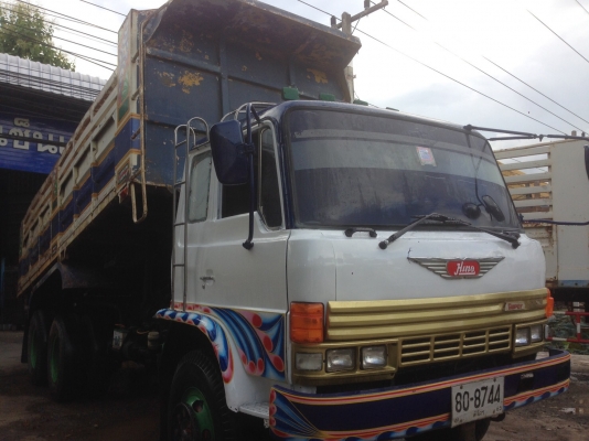 Hino FM17 ปี 45 เครื่อง EH700-168 แรง 2 เพลากระบะดัมพ์ ทะเบียนพร้อม