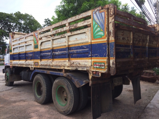 Hino FM17 ปี 45 เครื่อง EH700-168 แรง 2 เพลากระบะดัมพ์ ทะเบียนพร้อม