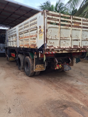 ขาย HINO 320 สองเพลาดั๊ม กระบะเหล็ก อู่ เสรีชัย รถปี 48