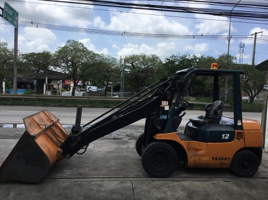 ขายรถโฟล์คลิฟท์มือสองนำเข้าจากประเทศญี่ปุ่นสำหรับตักยางพาราตักทะลายปาล์มตักหินทรายและของเก่า