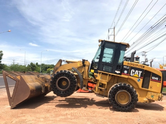 ขายรถตักล้อยาง CAT 924G ปี 2008 (ขนาดเท่า WA270-6) รถนอกนำเข้าเองจากญี่ปุ่น สภาพสวยพร้อมใช้ มีVDOการทำงานครับ