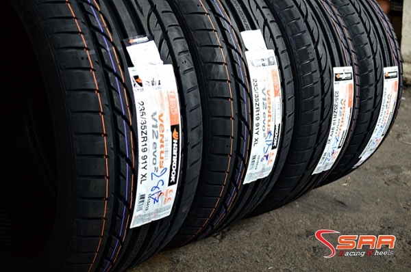 ยางเกาหลีHANKOOK V12-EVO2 235/35ZR19 เส้นละ 6,500 บาทปี17