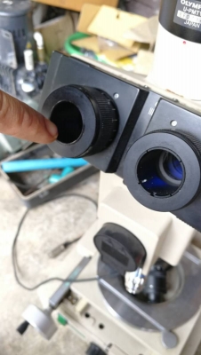 4,000 บ. โทร 083-2000058 LINE ID: line832923 MEASURING MICROSCOPE กล้องส่องแบบสองตายี่ห้อ OLYMPUS จา