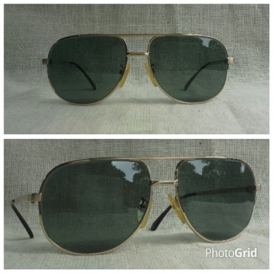 แว่นตาโคตรฝีมืออิตาเลียน ยุค &#039;80s โมเดลสุดหล่อ &#039;สี่เหลี่ยม - นักบิน&#039;  Vintage SAFILO Elasta handmade in Italy