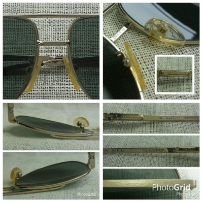 แว่นตาโคตรฝีมืออิตาเลียน ยุค &#039;80s โมเดลสุดหล่อ &#039;สี่เหลี่ยม - นักบิน&#039;  Vintage SAFILO Elasta handmade in Italy