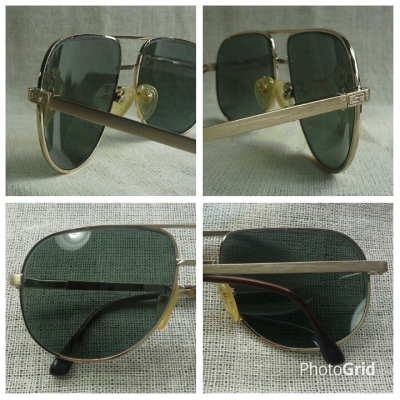 แว่นตาโคตรฝีมืออิตาเลียน ยุค &#039;80s โมเดลสุดหล่อ &#039;สี่เหลี่ยม - นักบิน&#039;  Vintage SAFILO Elasta handmade in Italy